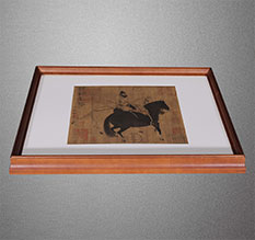 波密书画装裱配框服务案例